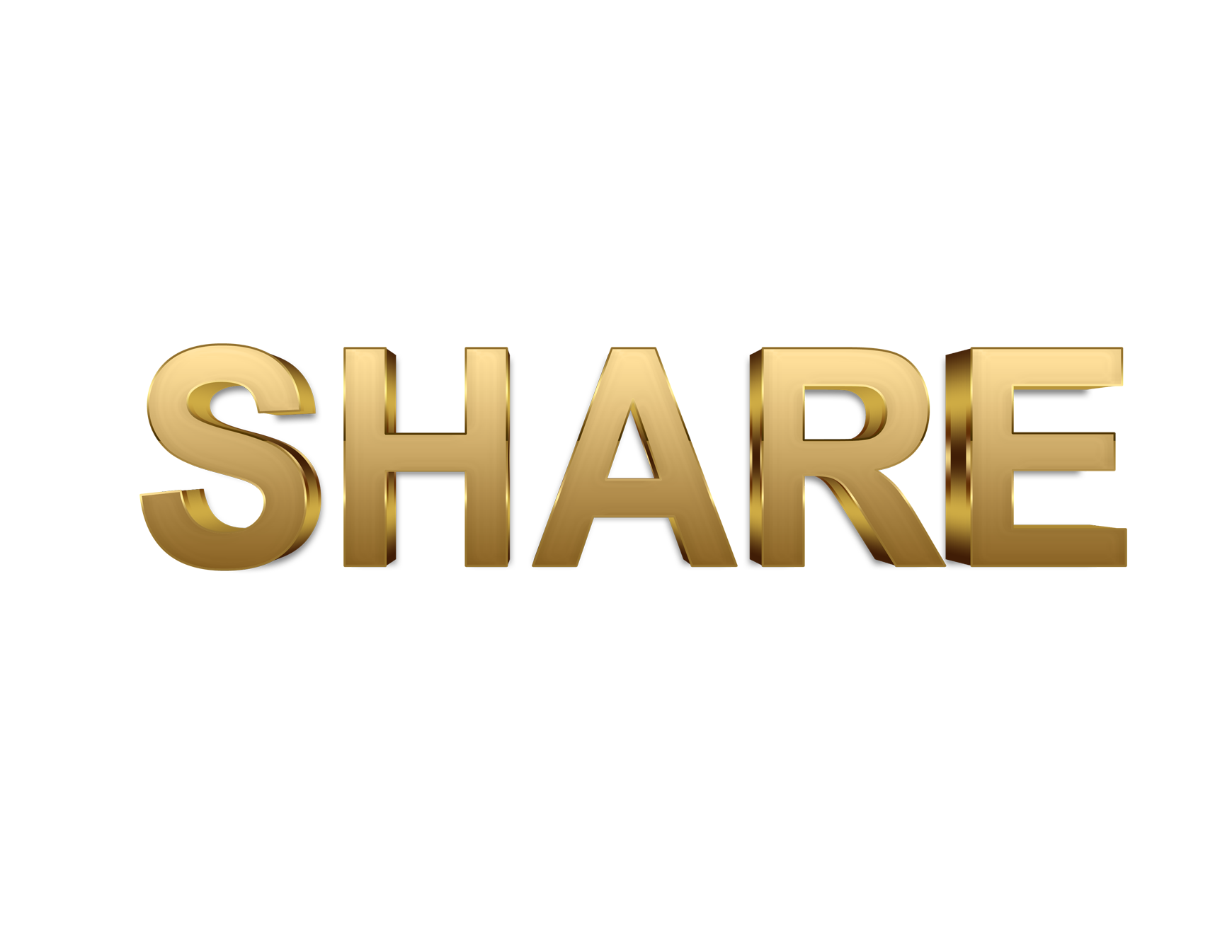 Share word png, Share png, word Share gold text typography PNG images Share png transparent background